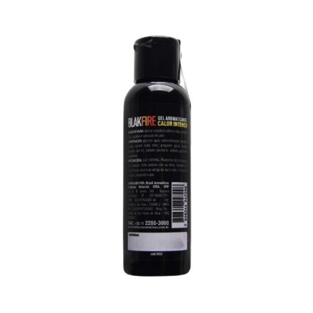 Lubricante Efecto Calor Sabor Menta Black Fire - Imagen 2