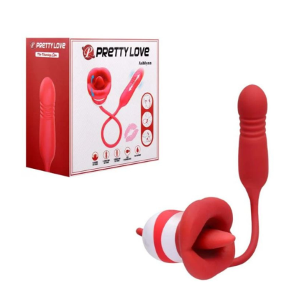 Vibrador Ashlynn Lamer, empujar y vibrar - Imagen 1
