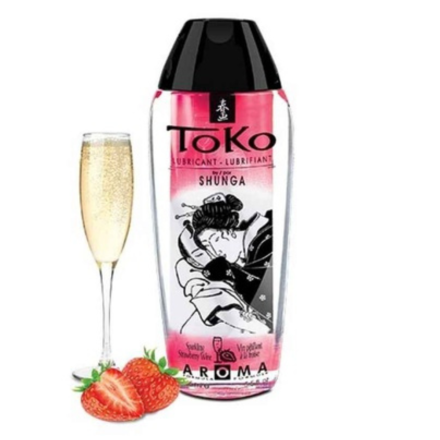 Lubricante Frutilla con Champagne Toko Shunga