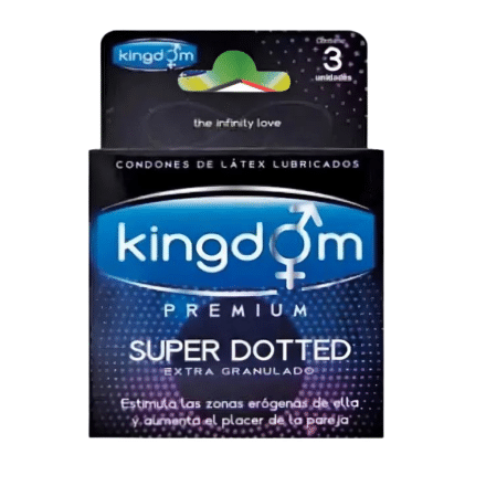 Preservativo Kingdom Super Granulado Dotted