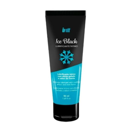 Lubricante a Base de Agua Ice Black con Sabor a Menta