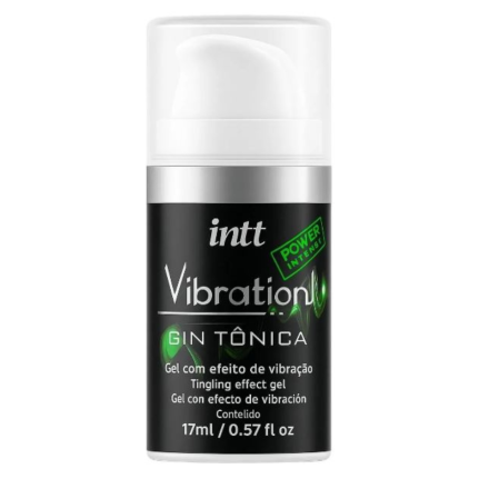 Gel Vibración Comestible Gin Tonica Intt